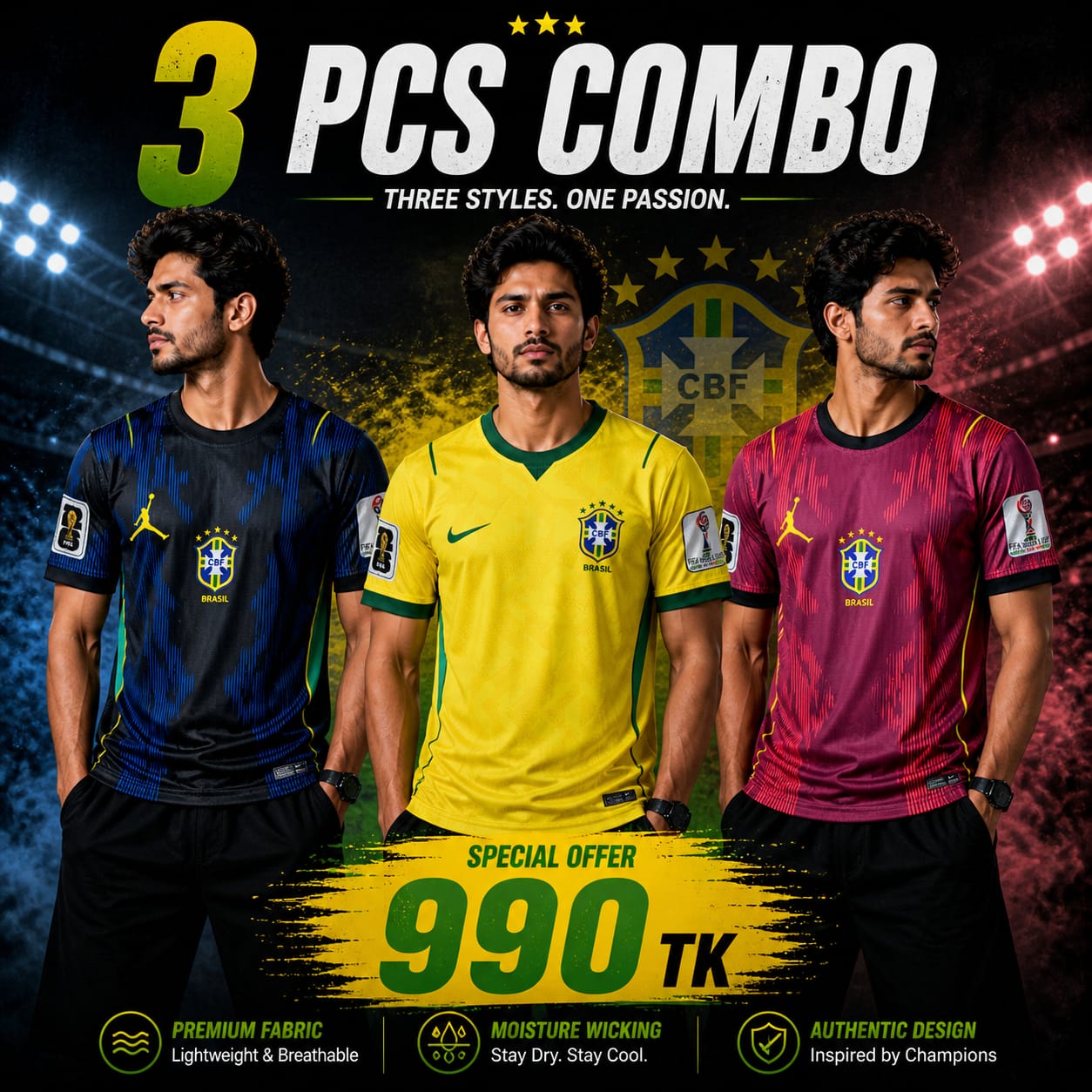 BRAZIL 3 P COMBO