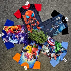 5 PCS Superhero T-Shirt Combo